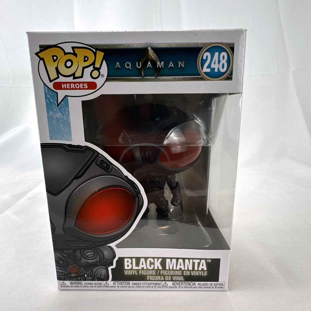 Funko Pop! Heroes Black Manta #248 vinyl figure from the 2018 Aquaman movie in original packaging