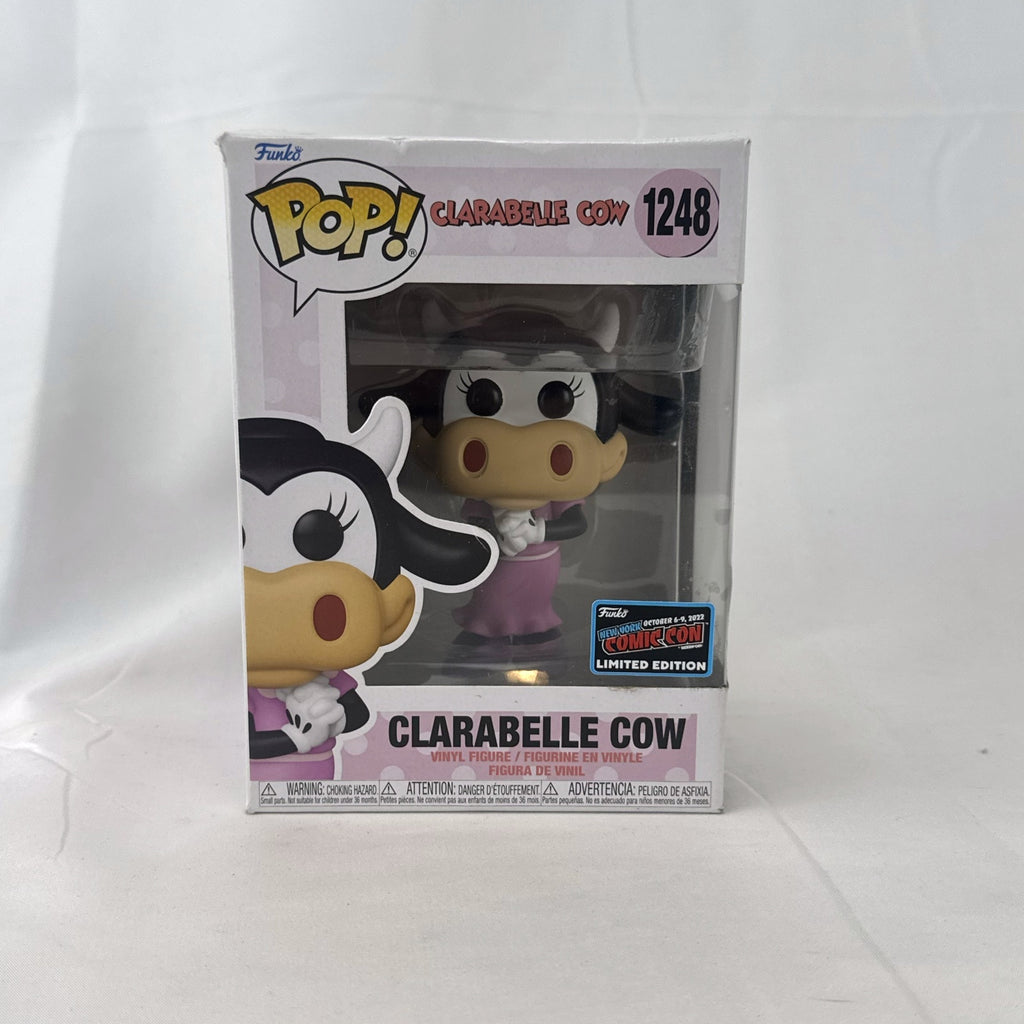 Funko Pop Disney Clarabelle Cow 1248 NYCC 2022 exclusive vinyl figure in original box