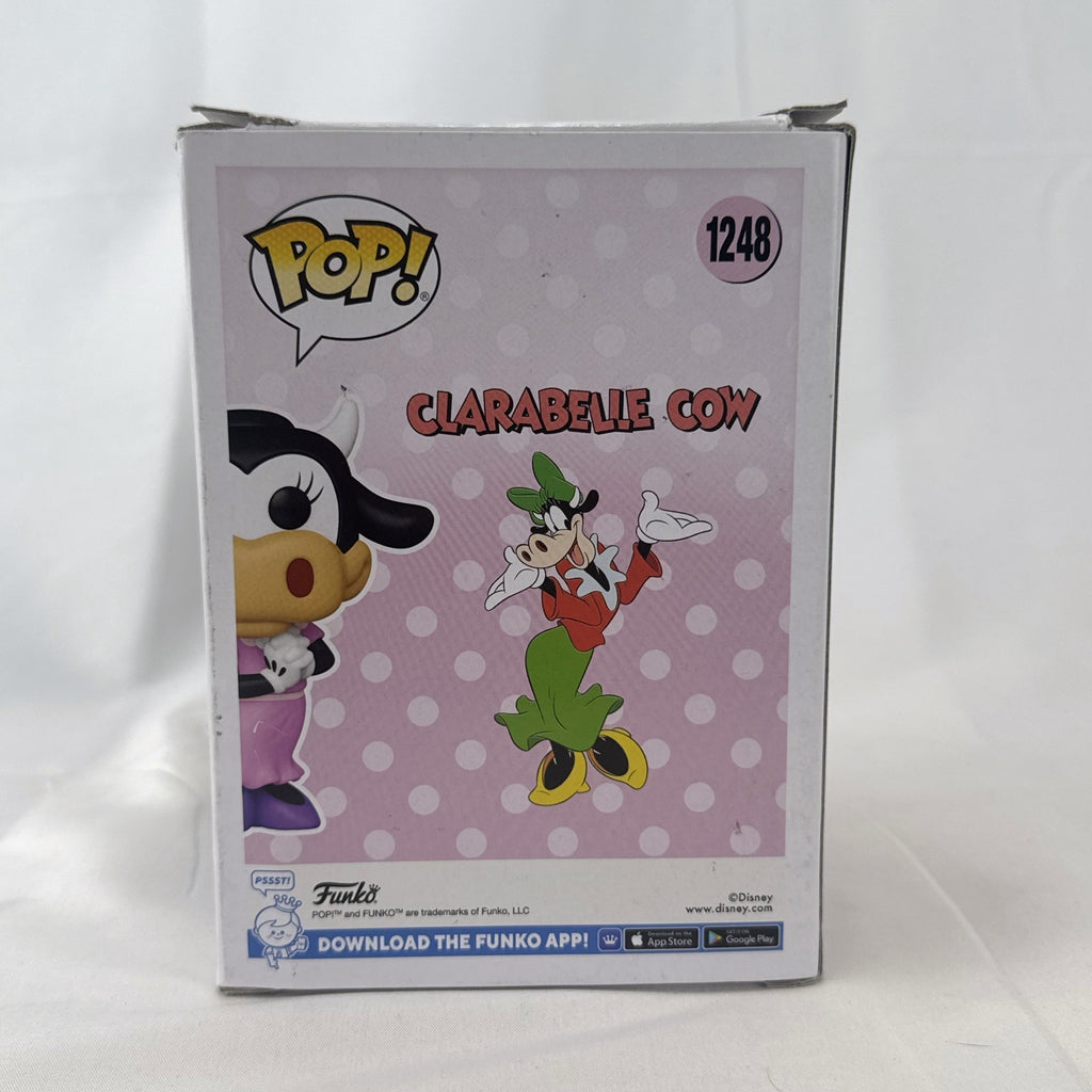 Funko Pop Disney Clarabelle Cow 1248 NYCC 2022 exclusive vinyl figure in original box