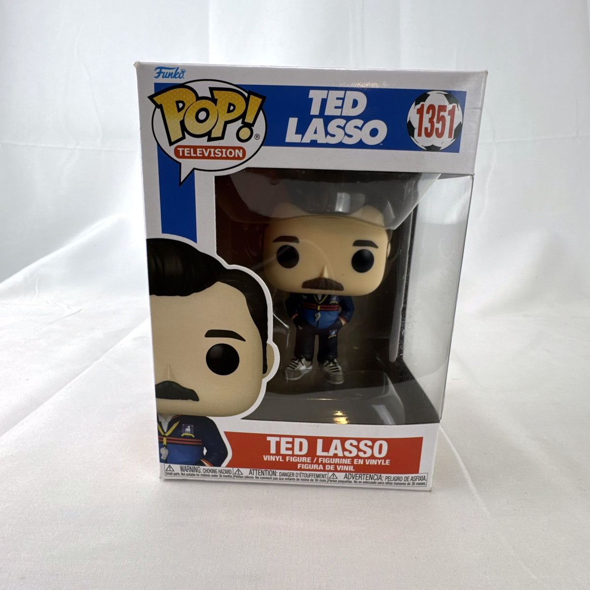 Funko Pop Television Ted Lasso vinyl figure number 1351 in unopened original box