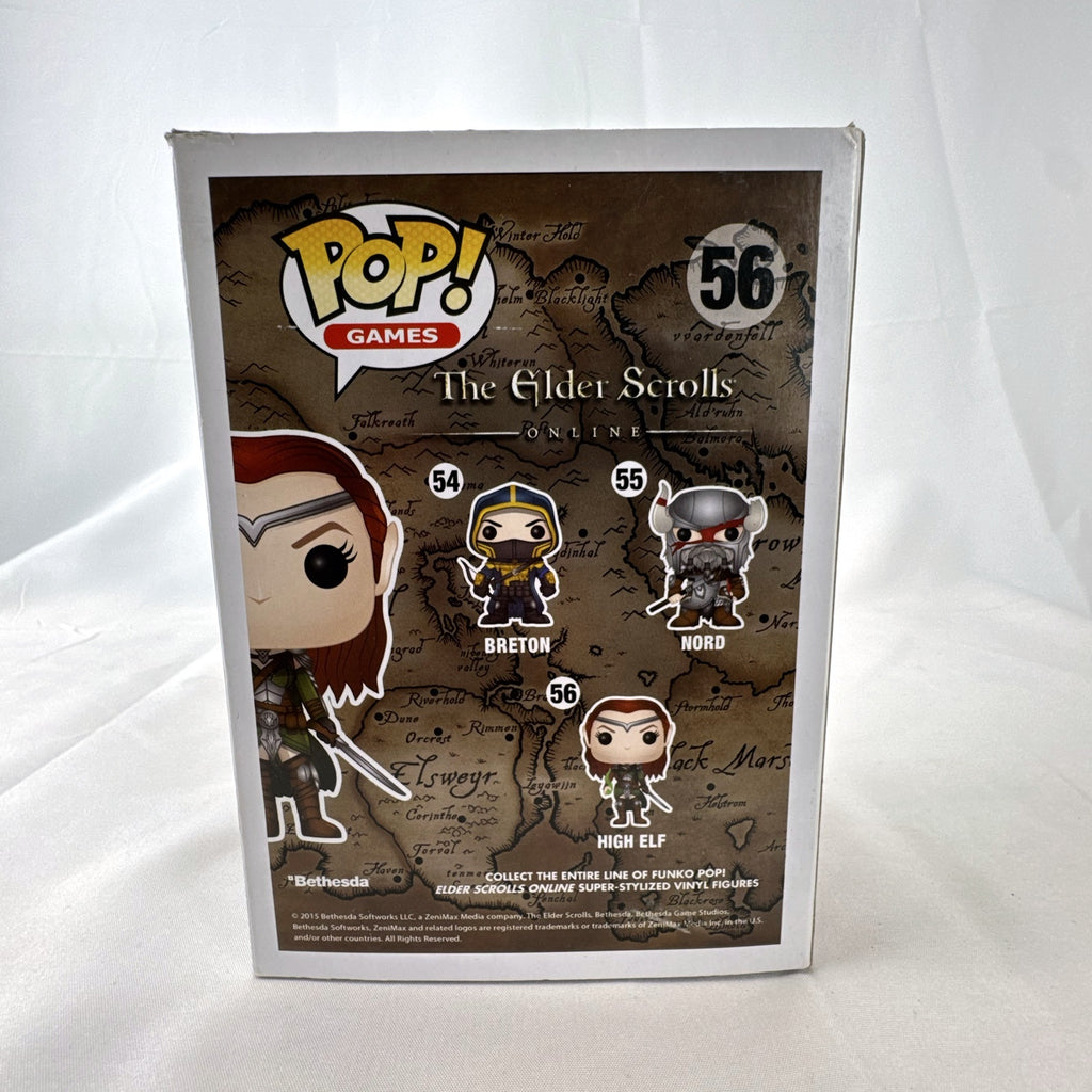 Funko Pop Games 56 The Elder Scrolls Online High Elf vinyl figure in unopened original box.