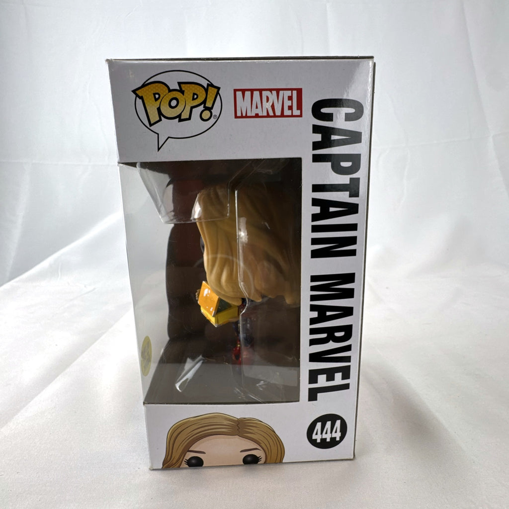 Funko Pop Marvel Captain Marvel 444 glow in the dark vinyl figure in original packaging