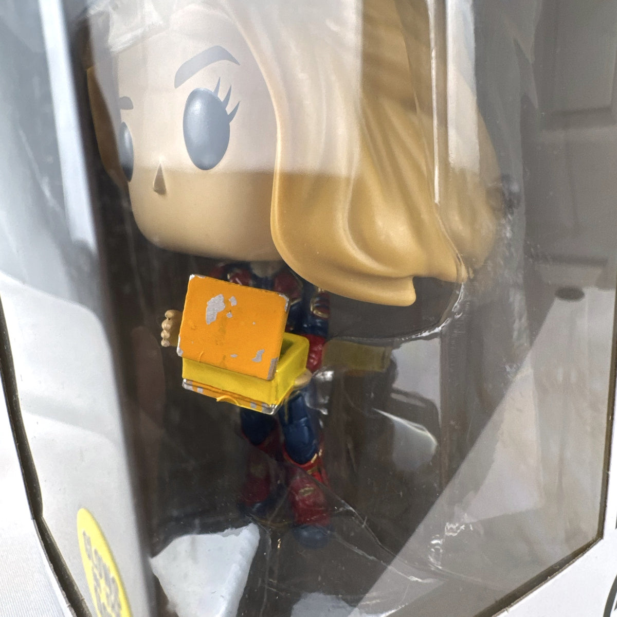 Funko Pop Marvel Captain Marvel 444 glow in the dark vinyl figure in original packaging