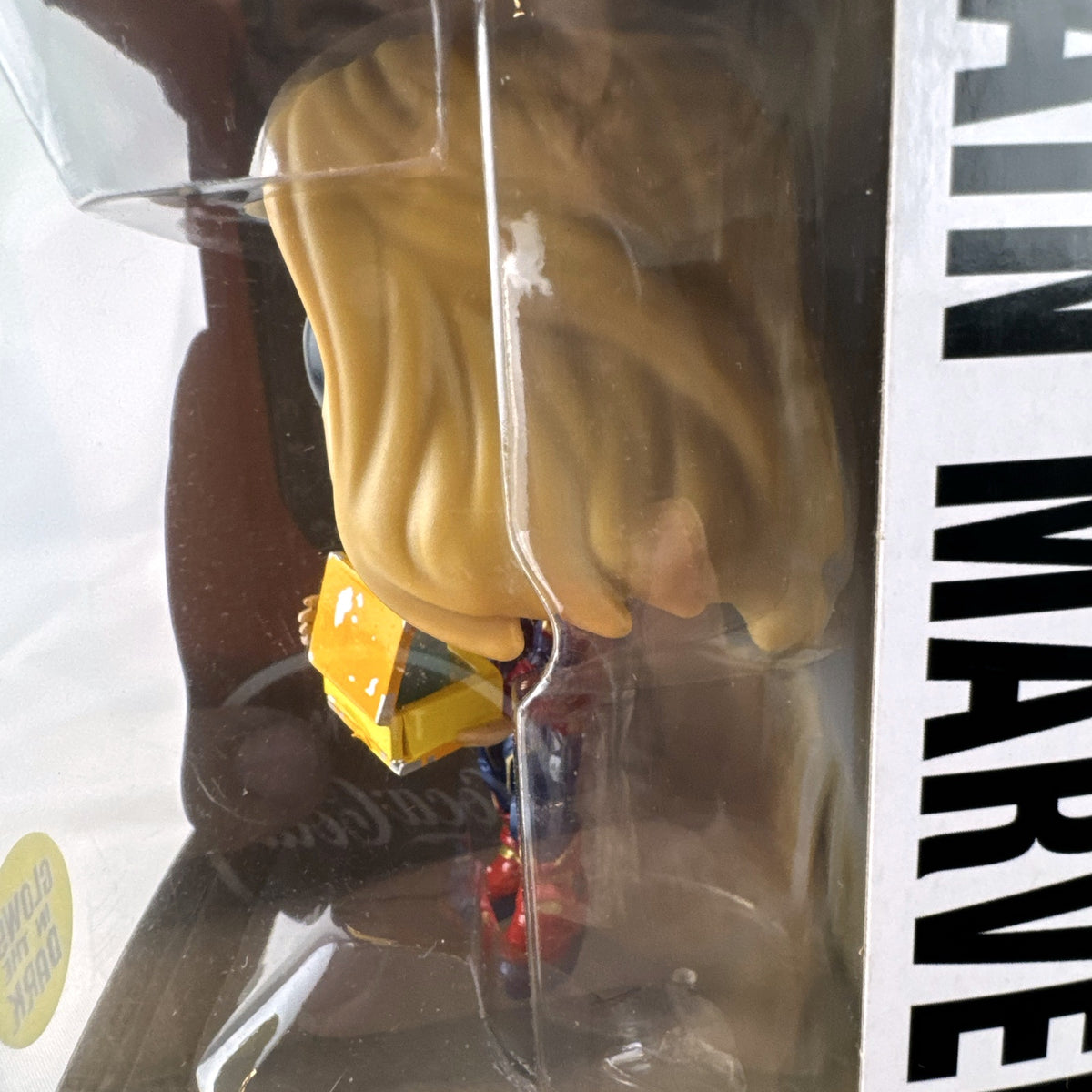 Funko Pop Marvel Captain Marvel 444 glow in the dark vinyl figure in original packaging