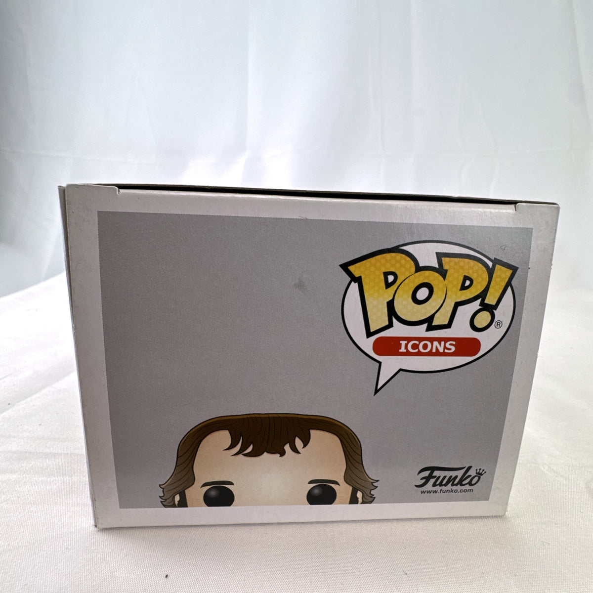Funko Pop Icons number 20 vinyl figure of Jim Henson holding Kermit the Frog in original box