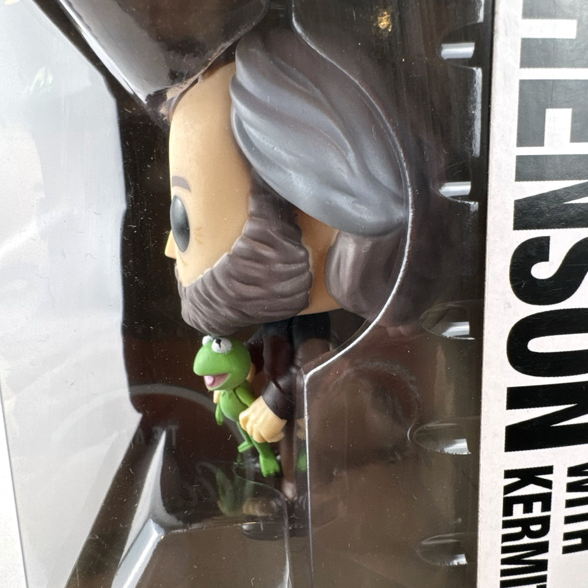Funko Pop Icons number 20 vinyl figure of Jim Henson holding Kermit the Frog in original box