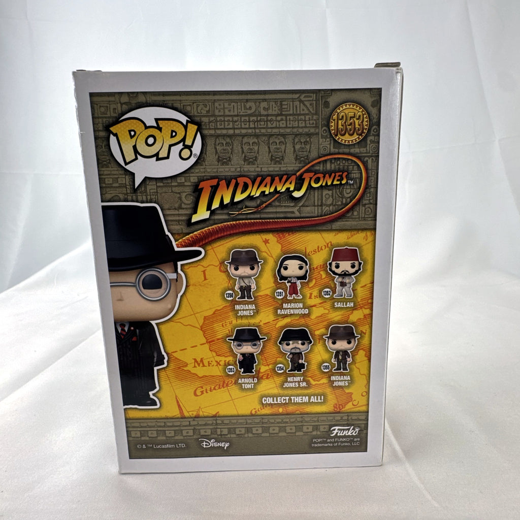 Funko Pop! Vinyl Arnold Toht #1353 Indiana Jones Raiders of the Lost Ark bobble-head in box