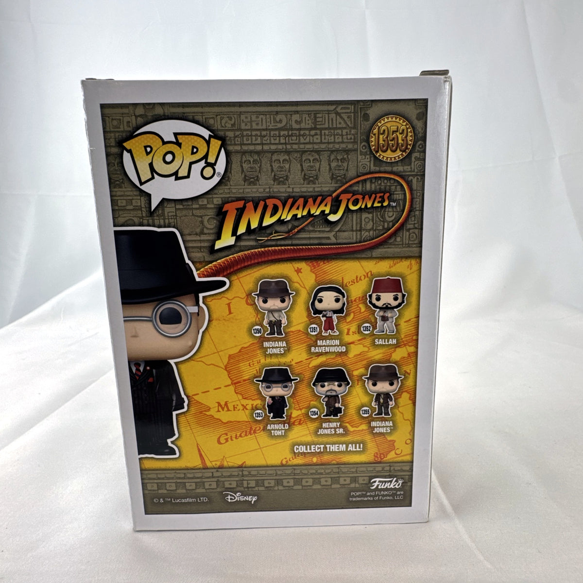 Funko Pop! Vinyl Arnold Toht #1353 Indiana Jones Raiders of the Lost Ark bobble-head in box