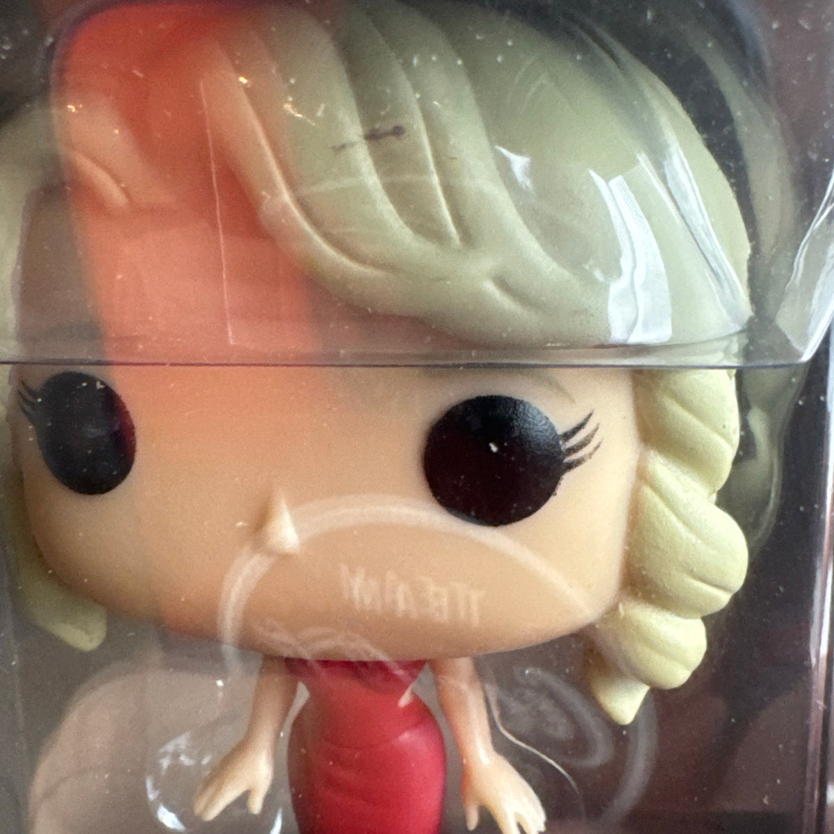 Funko Pop Television Battlestar Galactica Number Six figure #256 in unopened box inside clear protective case.