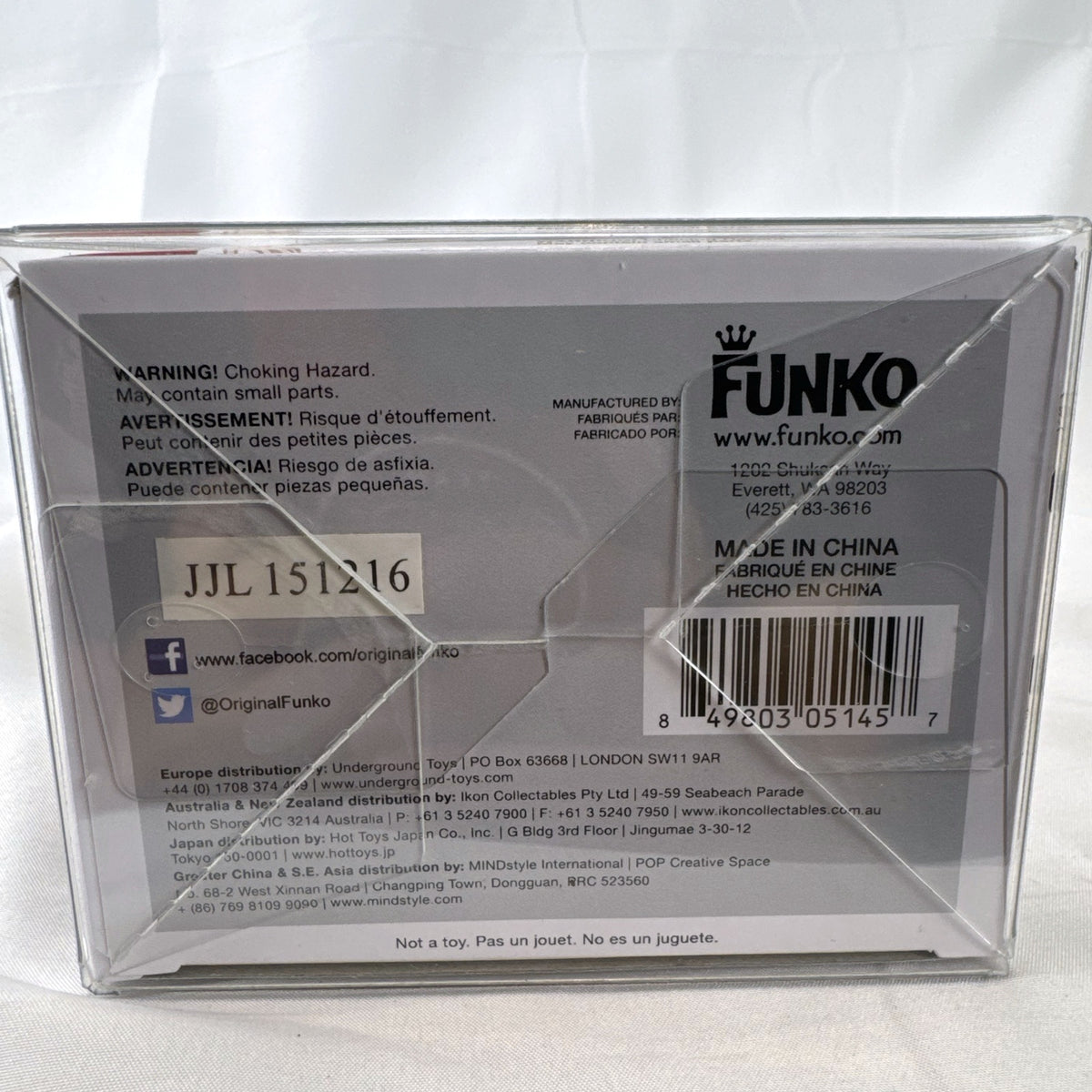 Funko Pop Television Battlestar Galactica Number Six figure #256 in unopened box inside clear protective case.