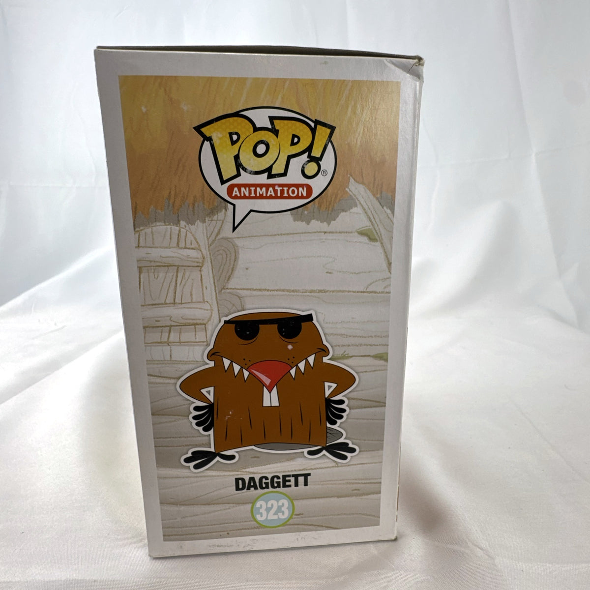 Funko Pop Animation Daggett vinyl figure number 323 from The Angry Beavers in original packaging