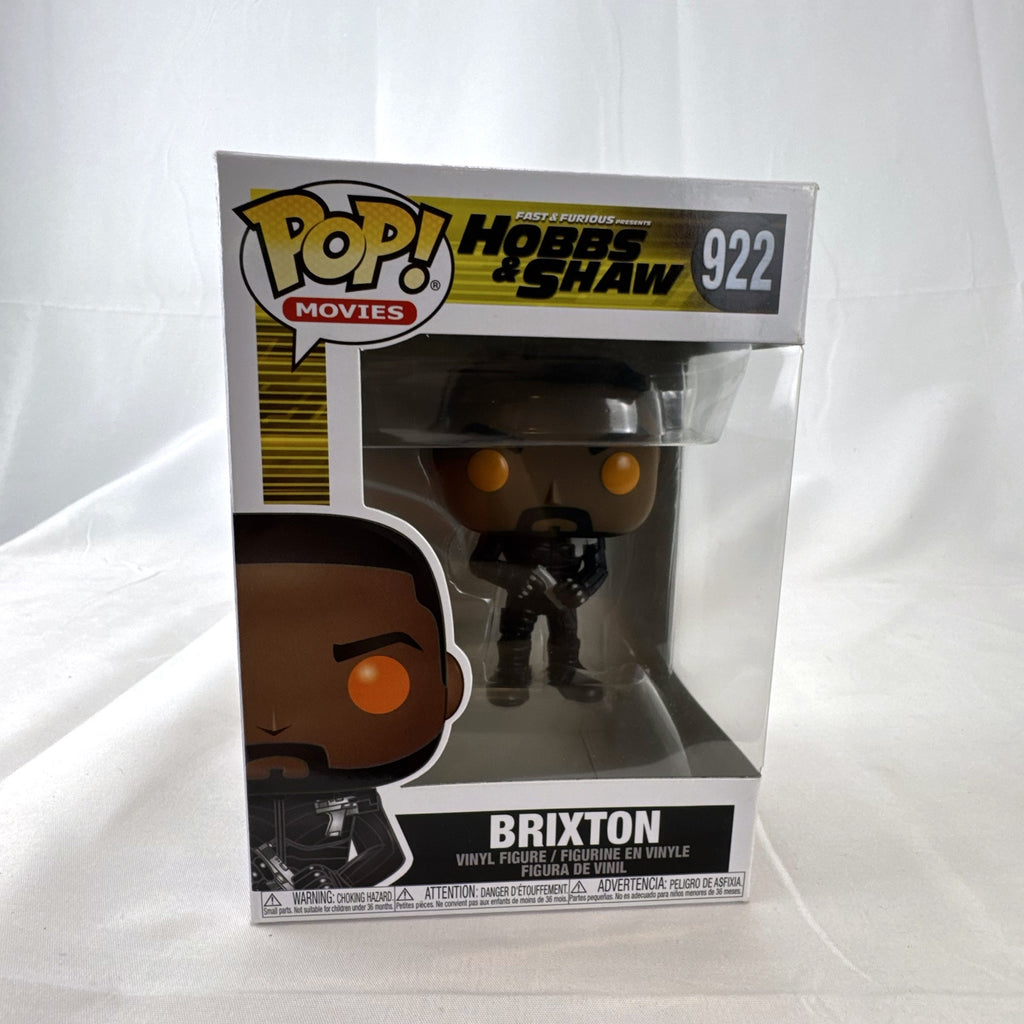 Funko Pop! Movies Brixton #922 Fast & Furious Hobbs & Shaw vinyl figure in original packaging