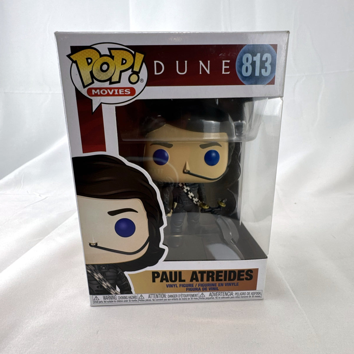 Funko Pop Movies Dune Paul Atreides vinyl figure 813 in stillsuit in unopened box