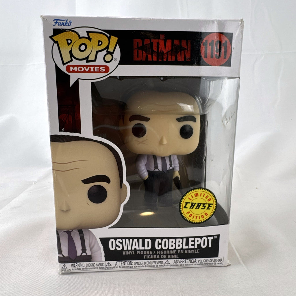 Funko Pop! Oswald Cobblepot Chase #1191 vinyl figure from The Batman in original packaging