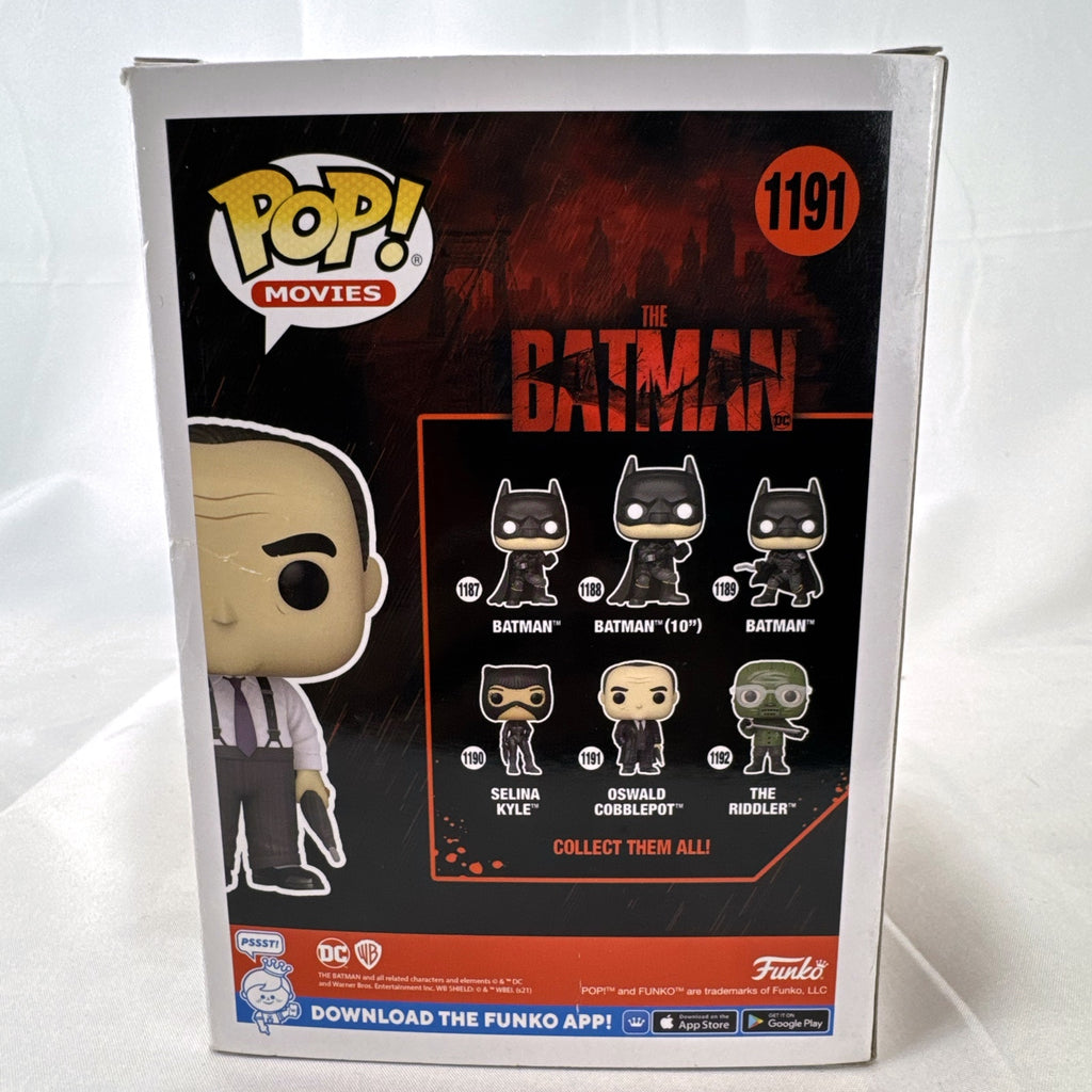 Funko Pop! Oswald Cobblepot Chase #1191 vinyl figure from The Batman in original packaging
