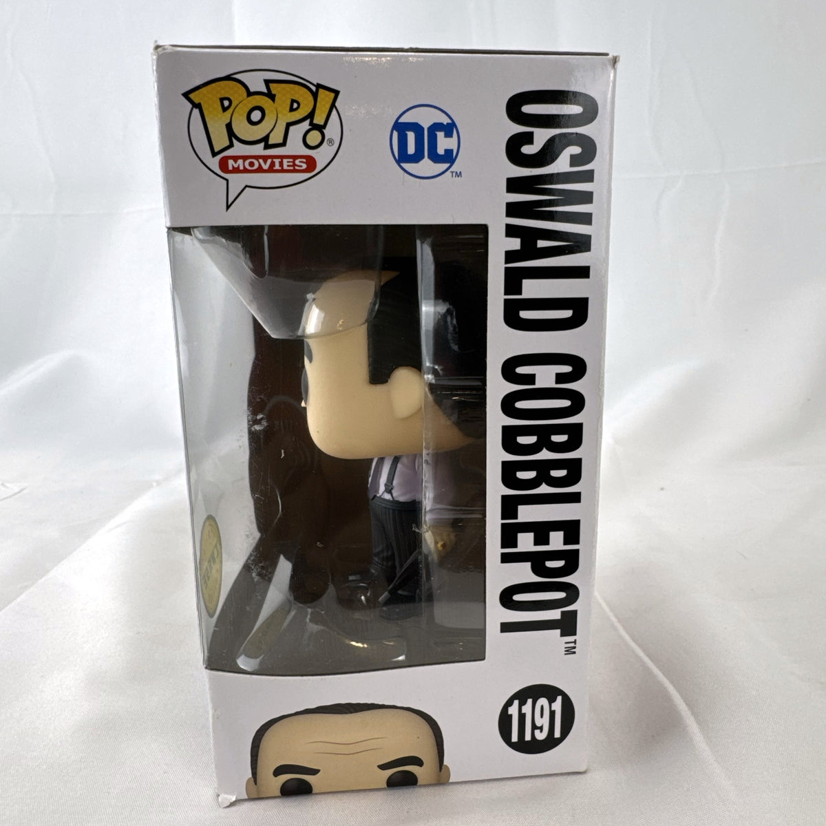 Funko Pop! Oswald Cobblepot Chase #1191 vinyl figure from The Batman in original packaging