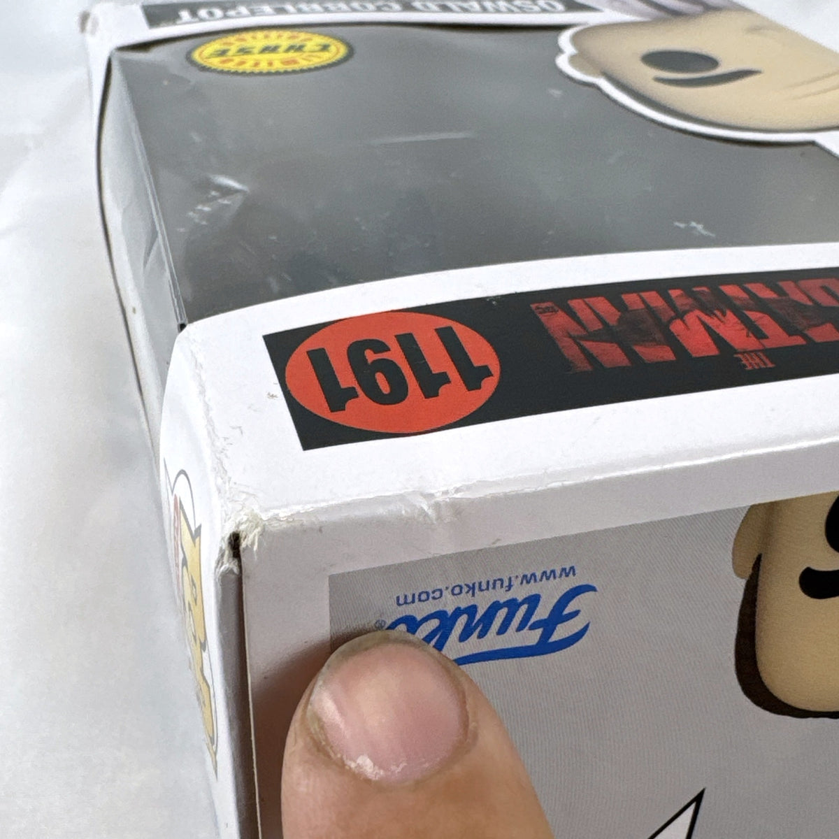 Funko Pop! Oswald Cobblepot Chase #1191 vinyl figure from The Batman in original packaging