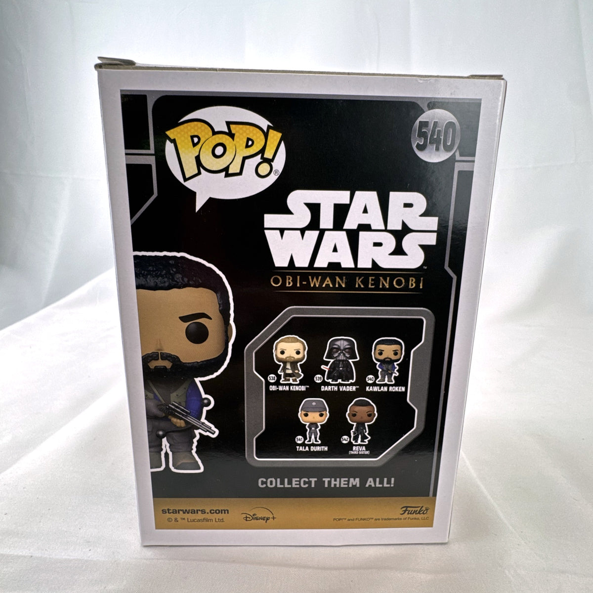 Funko Pop Star Wars Kawlan Roken #540 vinyl bobblehead figure in original packaging