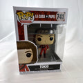 Funko Pop! Television Money Heist Tokio 741 vinyl figure in unopened red jumpsuit packaging