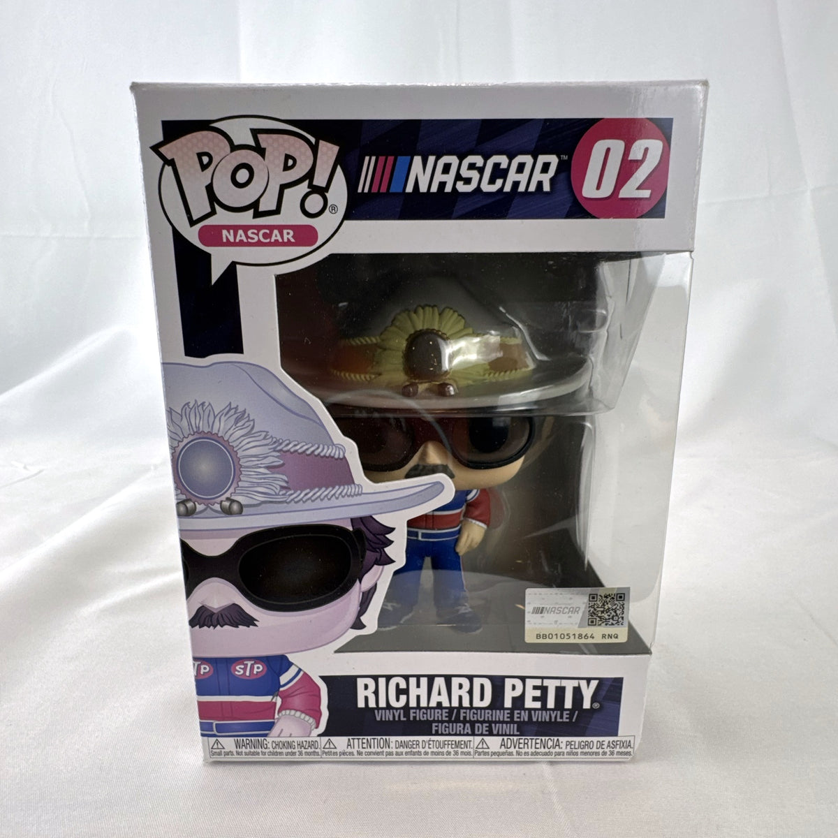 Funko Pop! NASCAR Richard Petty #02 vinyl figure in original unopened window box packaging
