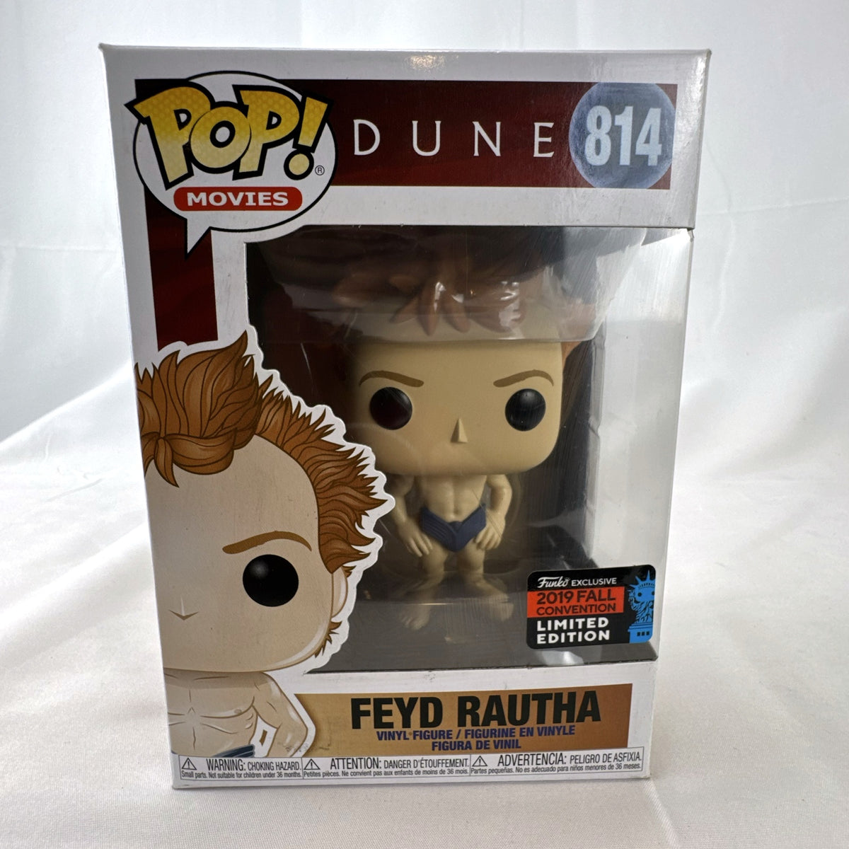 Funko Pop! Movies Dune Feyd Rautha #814 2019 Fall Convention limited edition vinyl figure in box