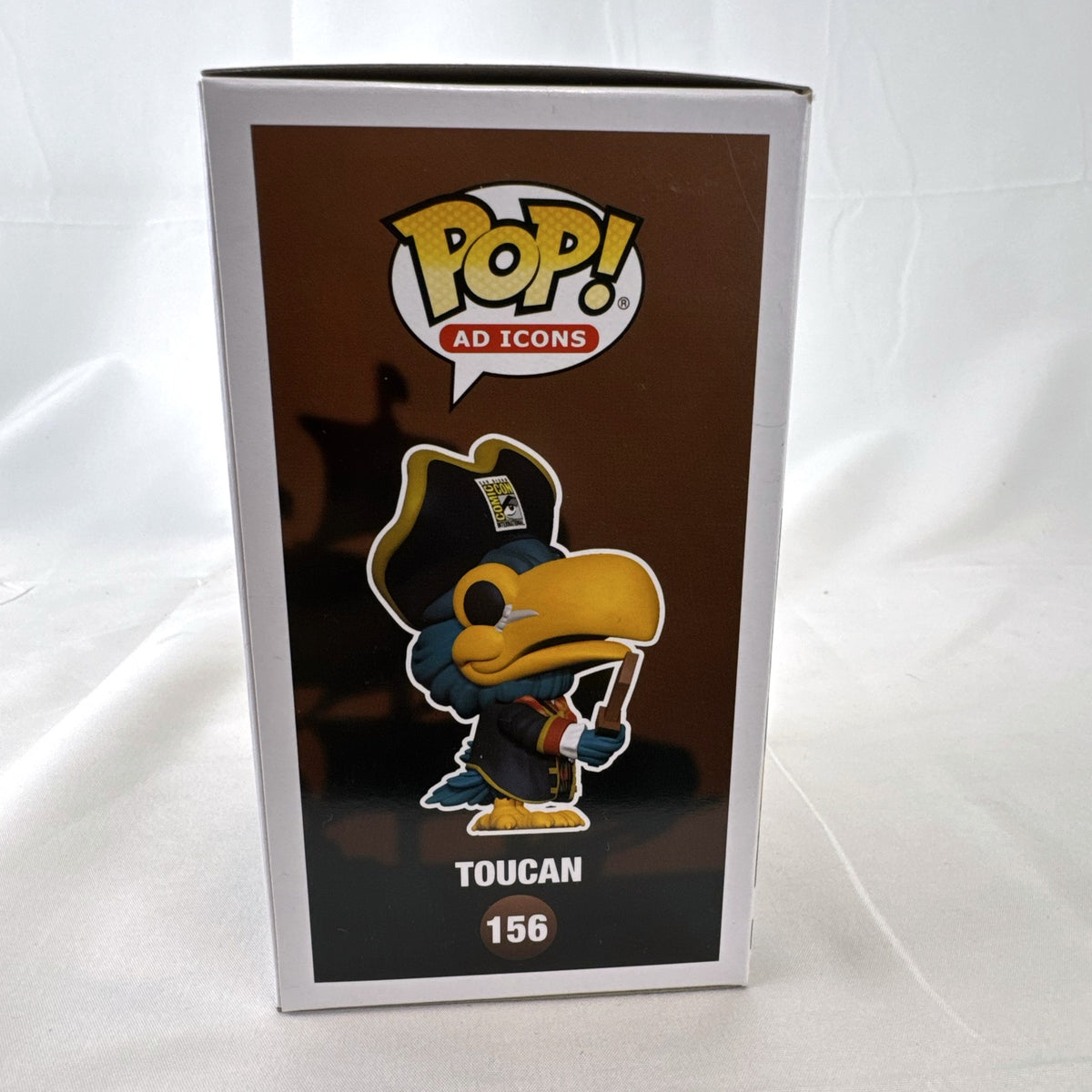 Funko Pop! Ad Icons Toucan Pirate #156 SDCC 2022 Summer Convention exclusive vinyl figure in original box