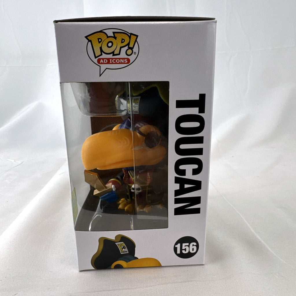 Funko Pop! Ad Icons Toucan Pirate #156 SDCC 2022 Summer Convention exclusive vinyl figure in original box