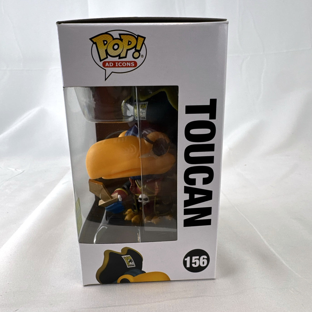 Funko Pop! Ad Icons Toucan Pirate #156 SDCC 2022 Summer Convention exclusive vinyl figure in original box