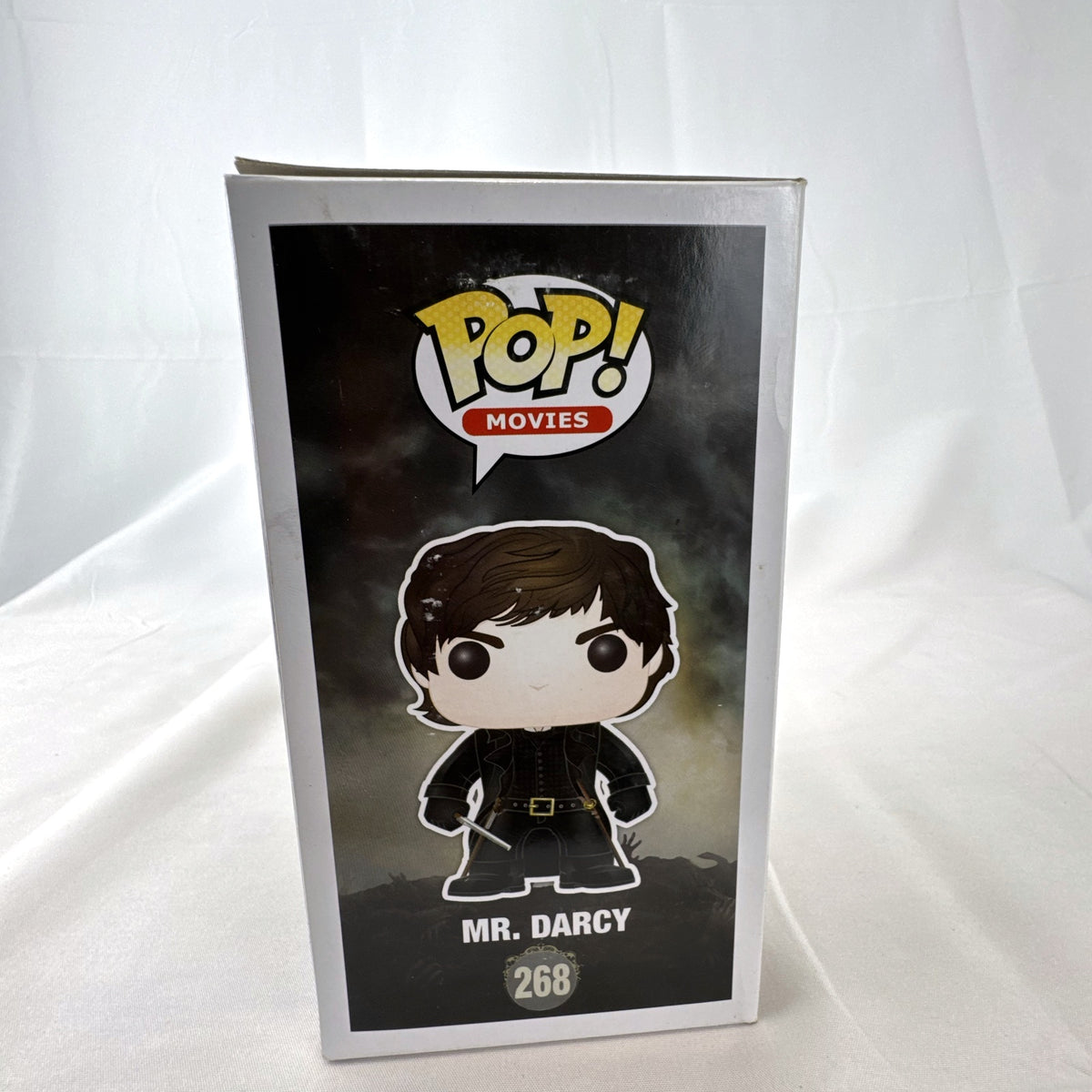 Funko Pop Movies Pride and Prejudice and Zombies Mr. Darcy vinyl figure number 268 in original packaging