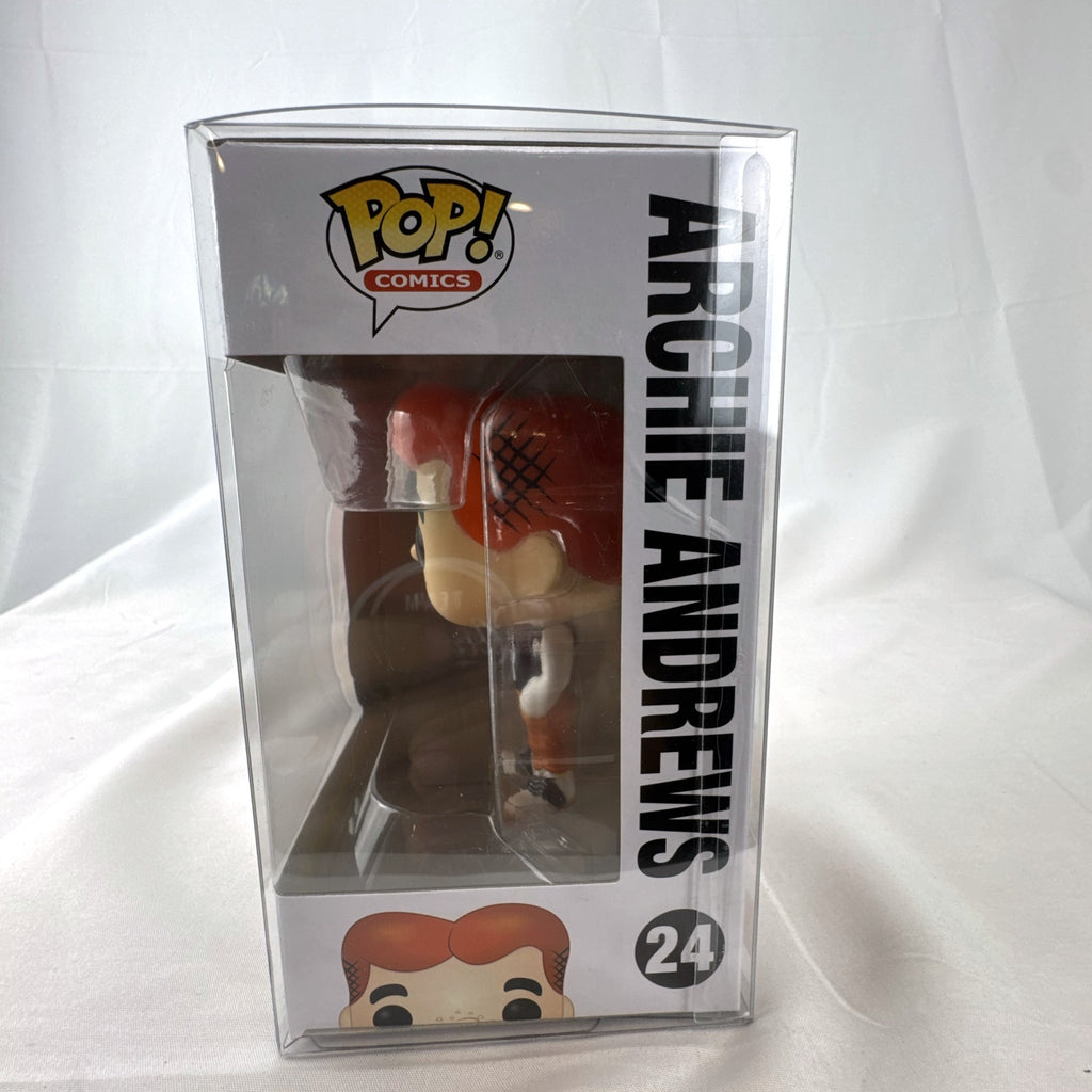 Funko Pop Comics Archie Andrews vinyl figure number 24 in original unopened box with clear protective sleeve.