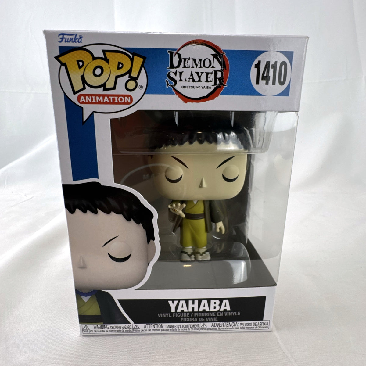 Funko Pop Animation Demon Slayer Yahaba vinyl figure number 1410 in original unopened box.