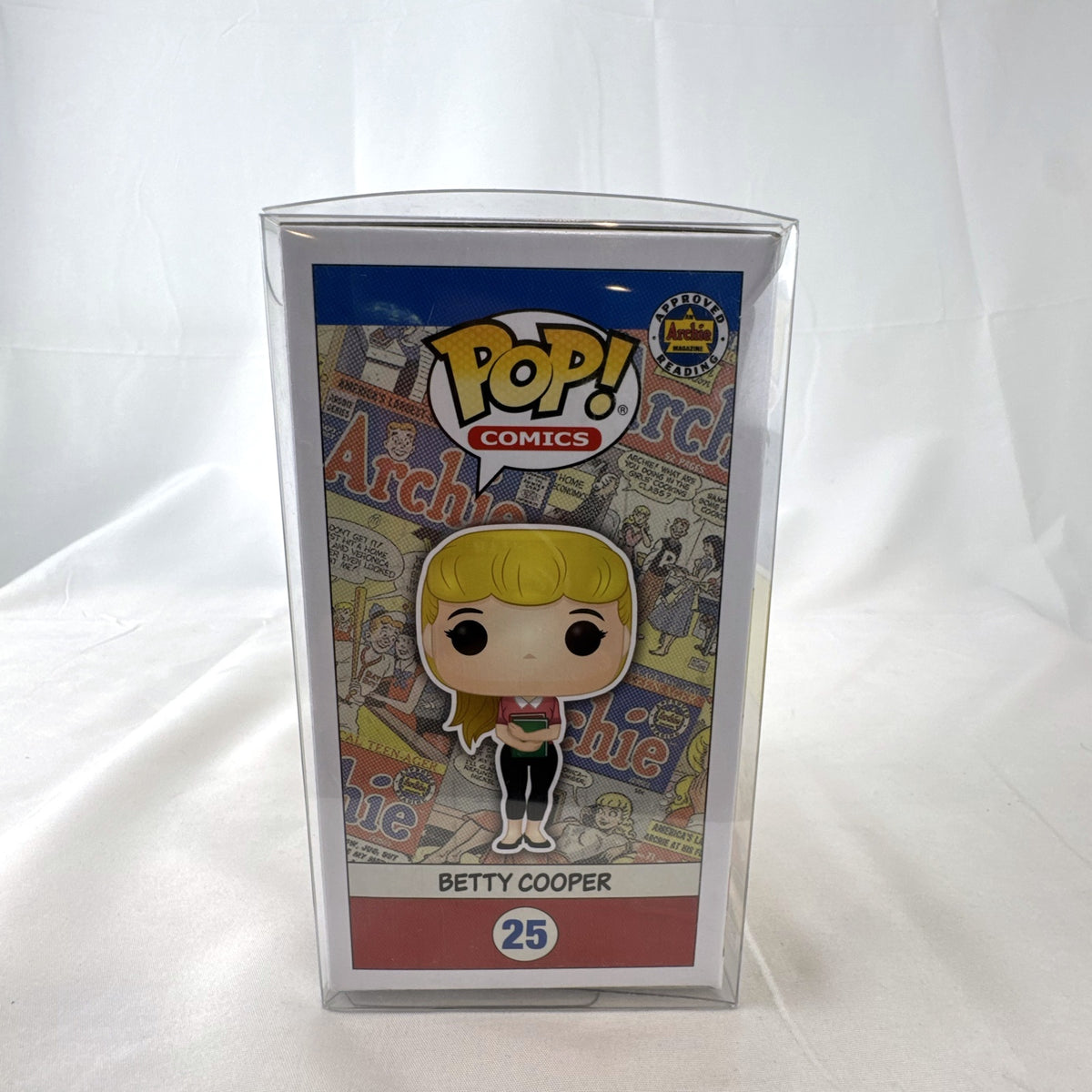 Funko Pop! Comics Betty Cooper #25 vinyl figure in original packaging with clear box protector