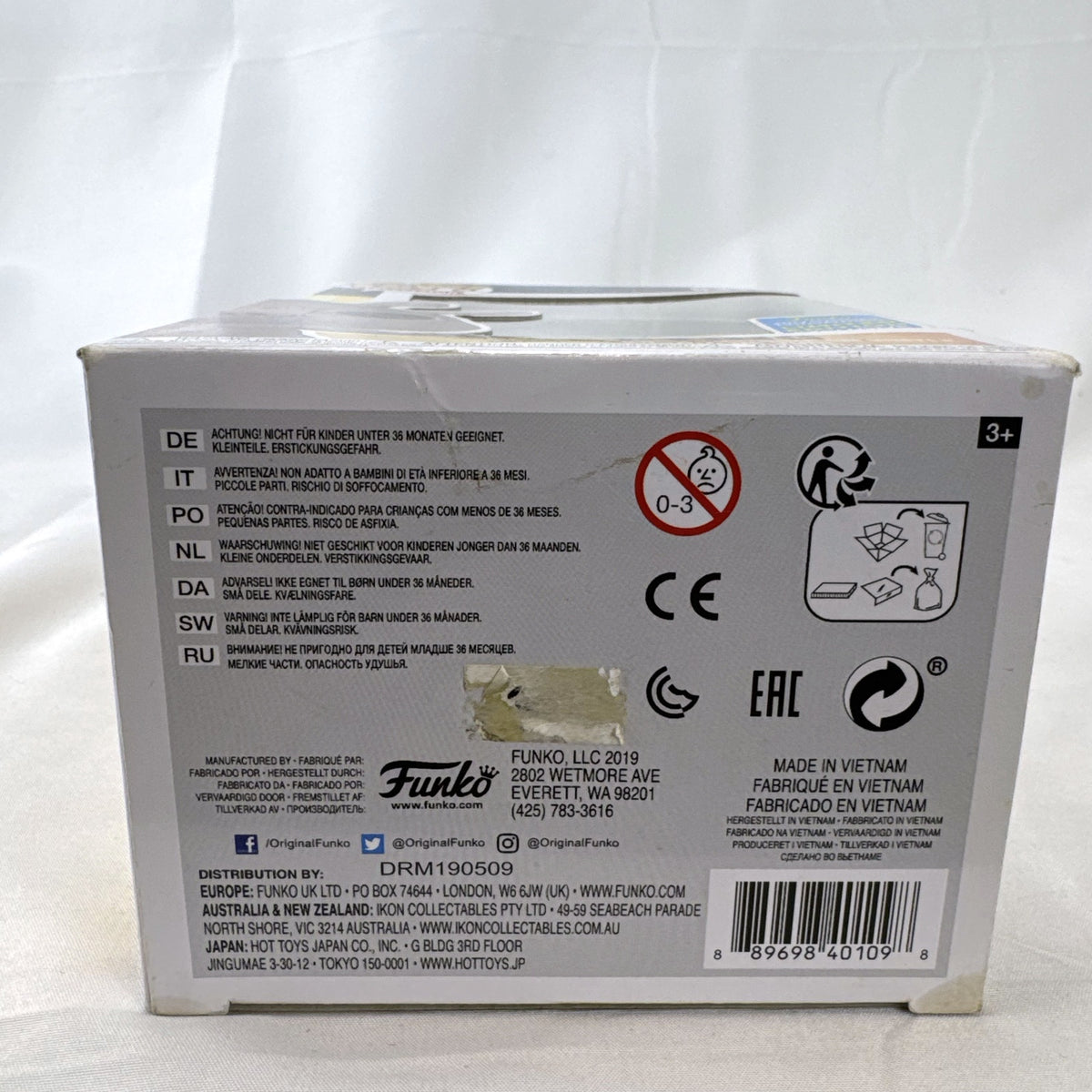 Funko Pop! Television Doctor Who Pting #831 2019 Summer Convention Exclusive vinyl figure in unopened box