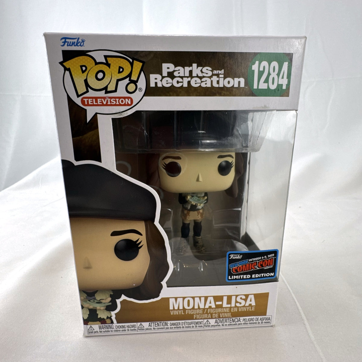 Funko Pop Mona-Lisa Saperstein #1284 Parks and Recreation 2022 NYCC exclusive vinyl figure in original box