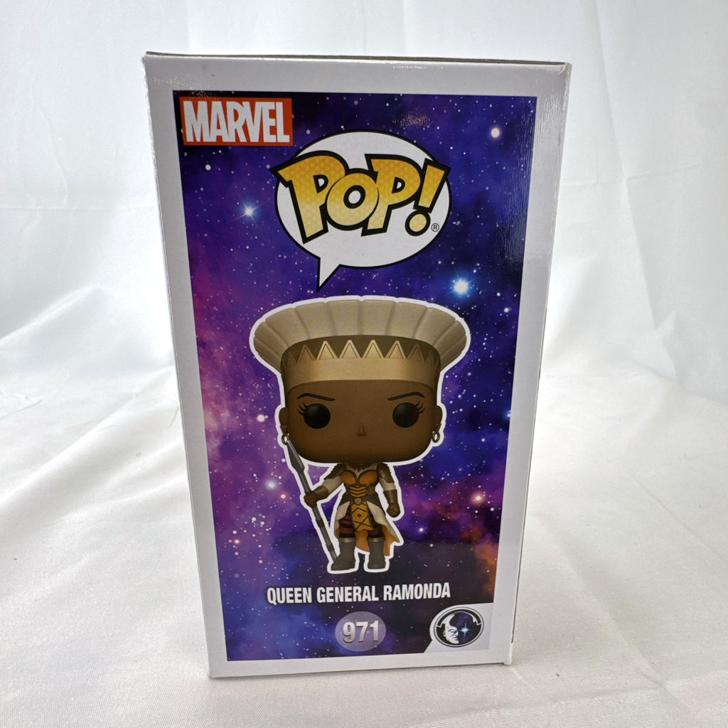 Funko Pop Marvel What If Queen General Ramonda vinyl figure number 971 in original packaging