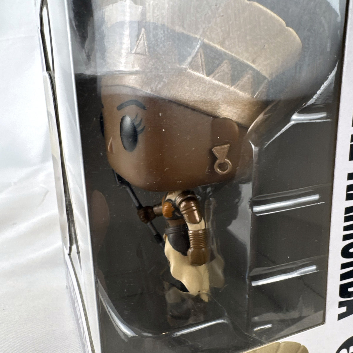 Funko Pop Marvel What If Queen General Ramonda vinyl figure #971 in original sealed box packaging.