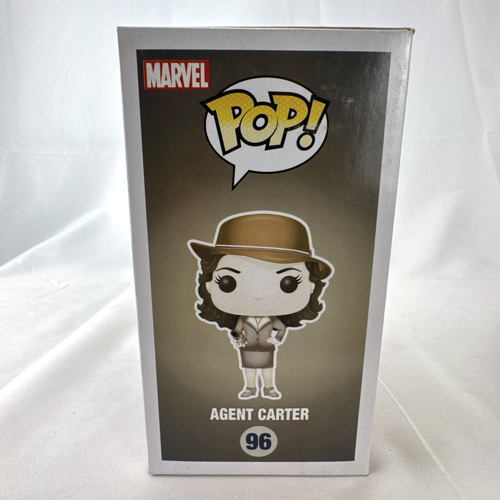 Funko Pop Marvel Agent Peggy Carter #96 vinyl bobble-head figure in original unopened box.