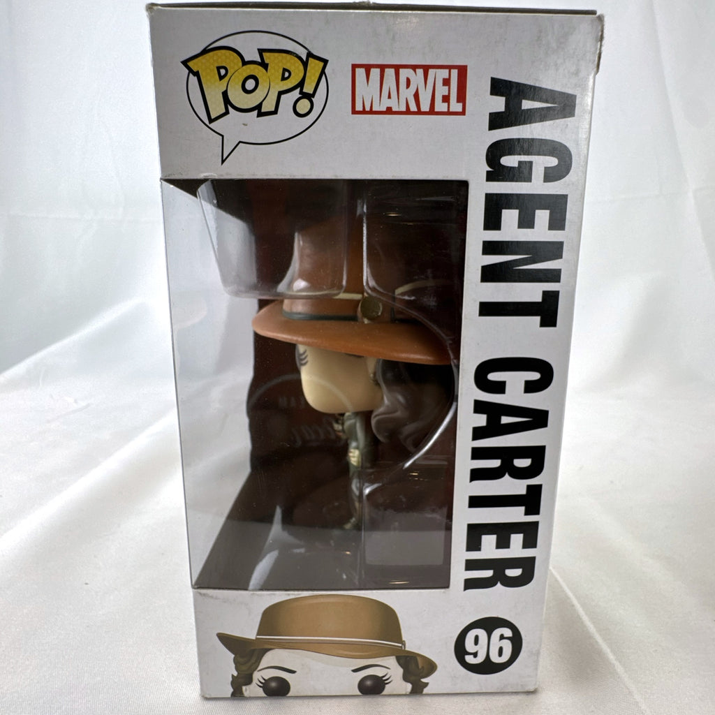 Funko Pop Marvel Agent Peggy Carter #96 vinyl bobble-head figure in original unopened box.