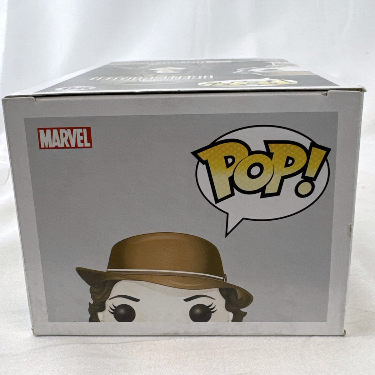 Funko Pop Marvel Agent Peggy Carter #96 vinyl bobble-head figure in original unopened box.