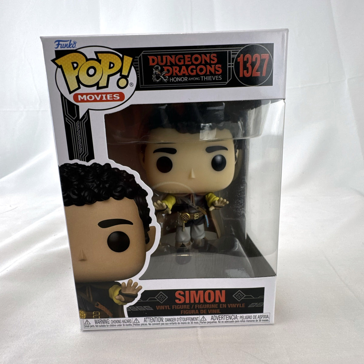 Funko Pop Movies Simon vinyl figure number 1327 from Dungeons and Dragons Honor Among Thieves in original box