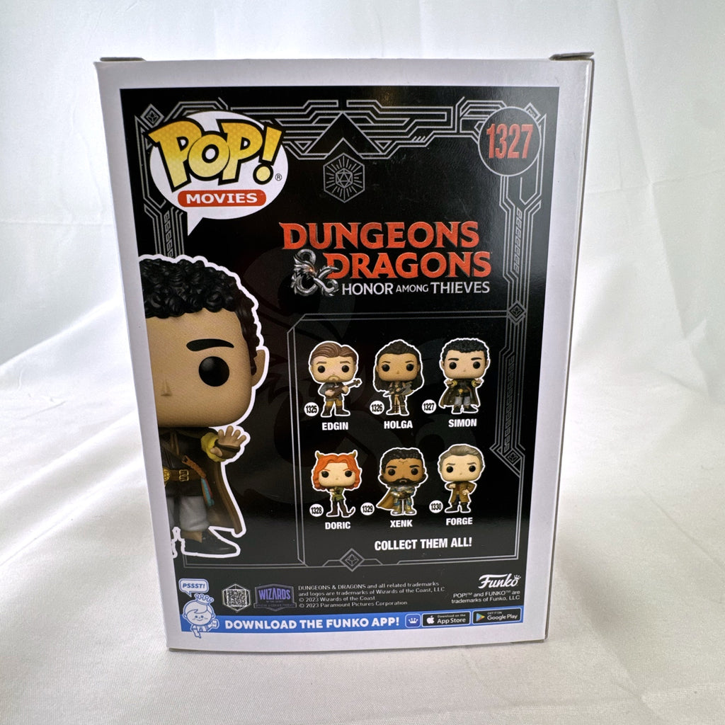 Funko Pop Movies Simon vinyl figure number 1327 from Dungeons and Dragons Honor Among Thieves in original box