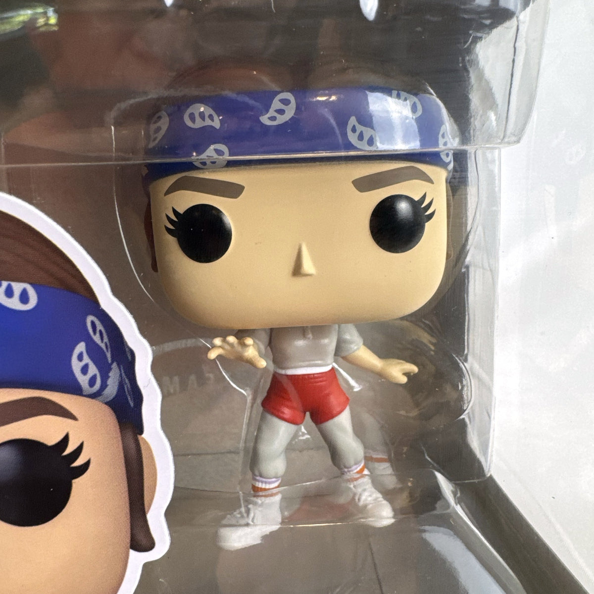 Funko Pop Stranger Things Eleven #1780 vinyl figure in original packaging featuring her blue paisley bandana training outfit
