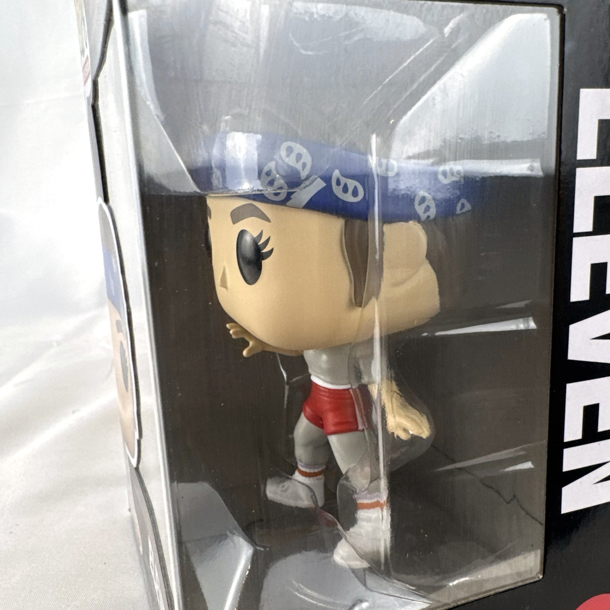 Funko Pop Stranger Things Eleven #1780 vinyl figure in original packaging featuring her blue paisley bandana training outfit