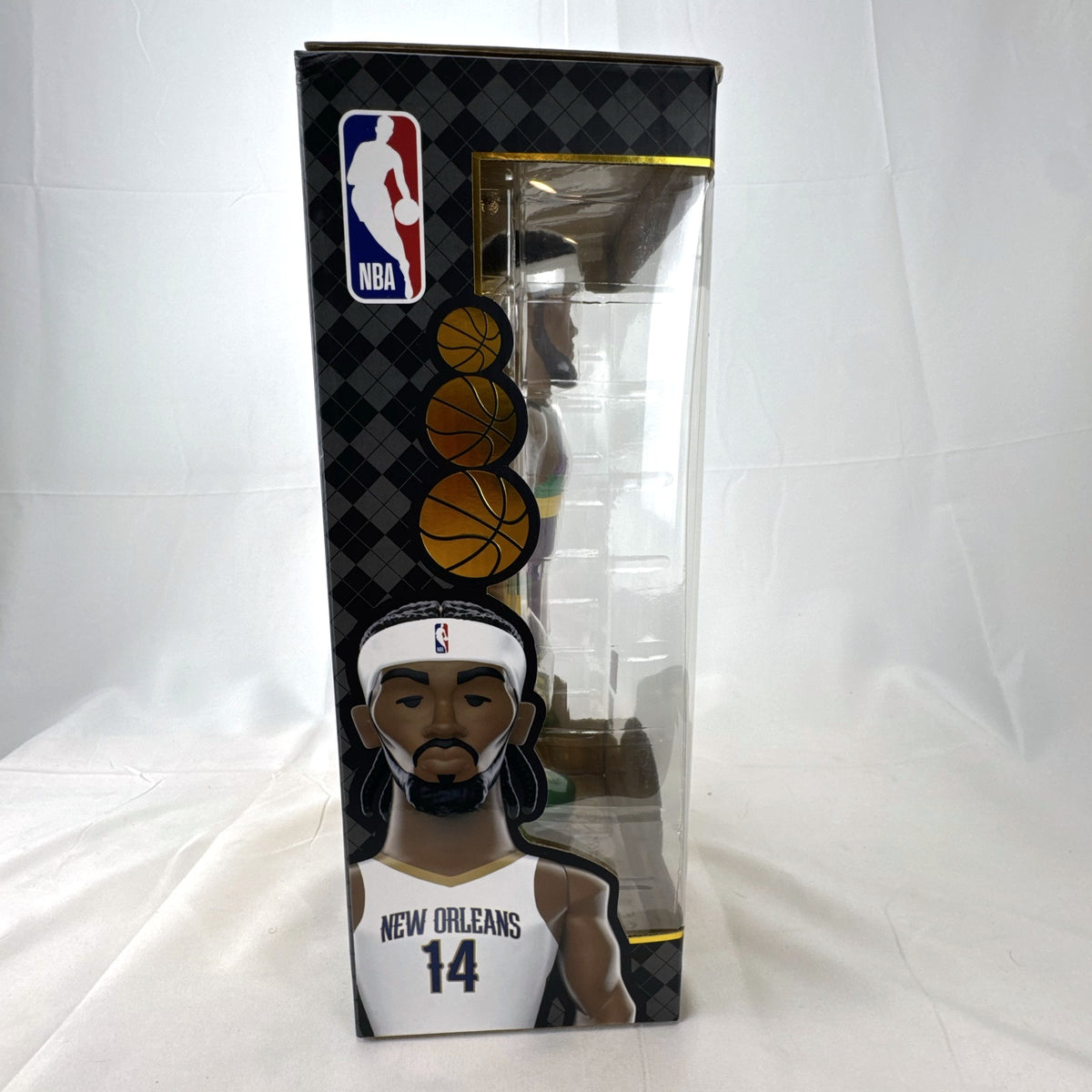 Funko Gold Brandon Ingram Chase vinyl figure in New Orleans Pelicans purple uniform inside original packaging
