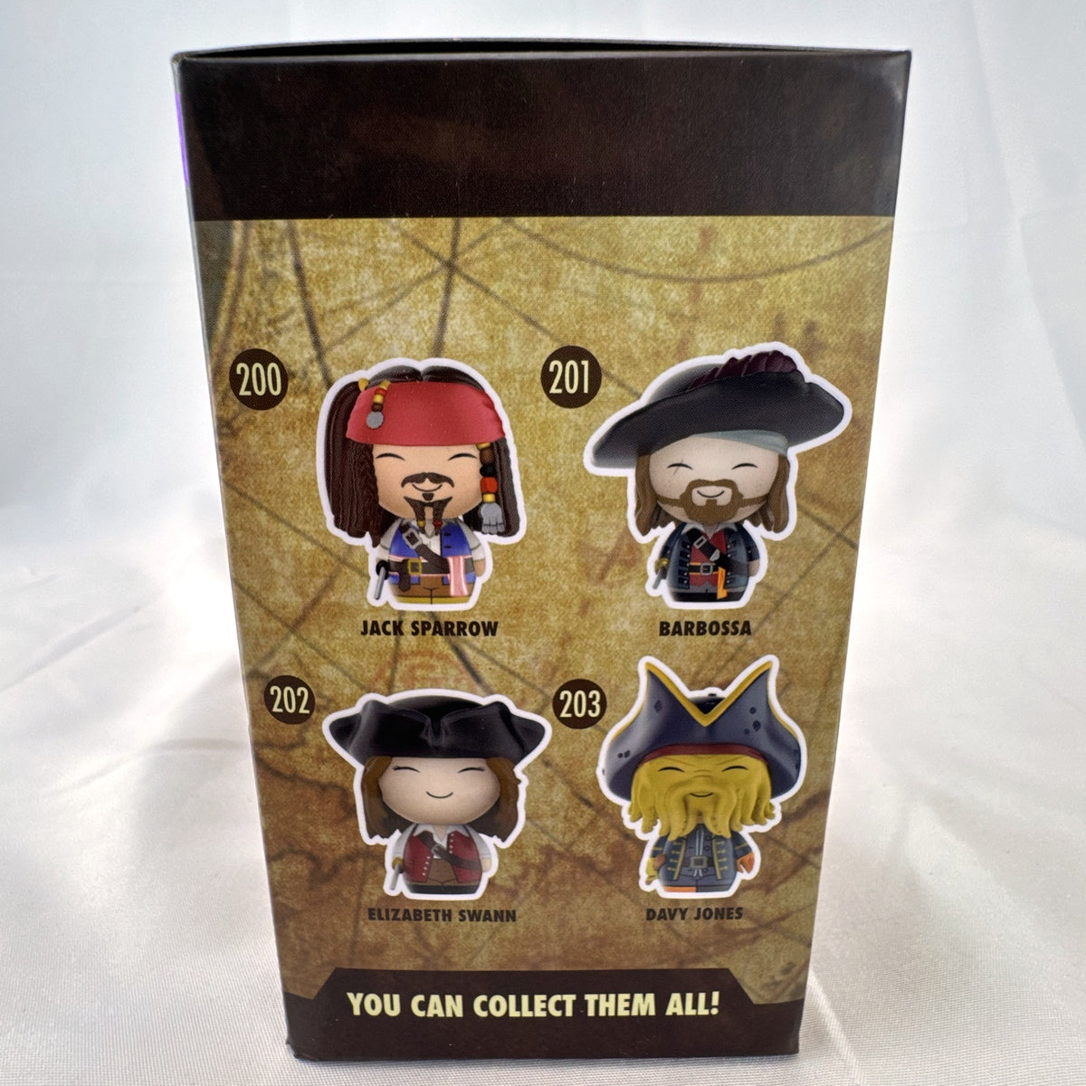 Funko Dorbz Davy Jones vinyl figure number 203 from Disney Pirates of the Caribbean in original worn box.