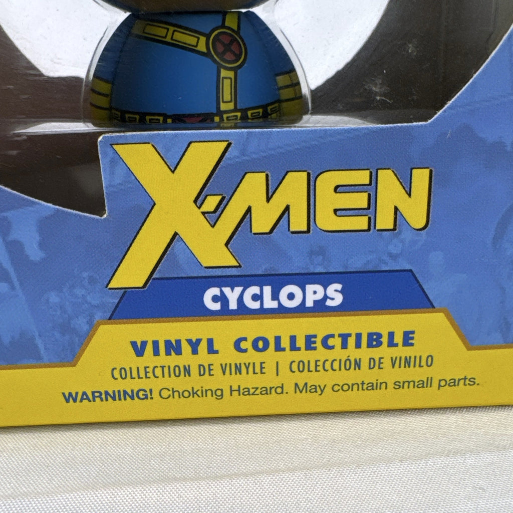 Unopened Funko Dorbz Marvel X-Men Cyclops #213 vinyl figure in original box packaging.