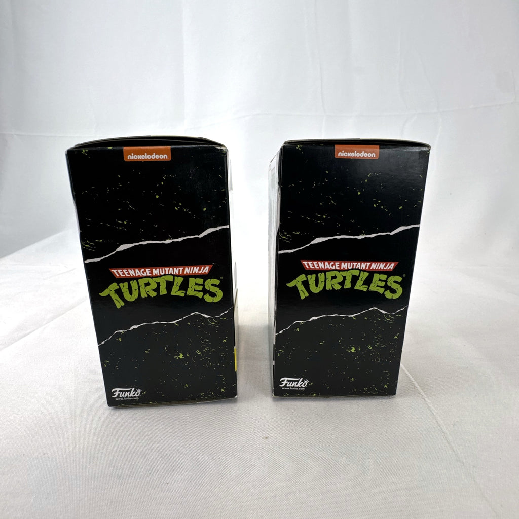 Funko Pop TMNT Splinter and April O'Neil Five Below Exclusive vinyl figures in original boxes