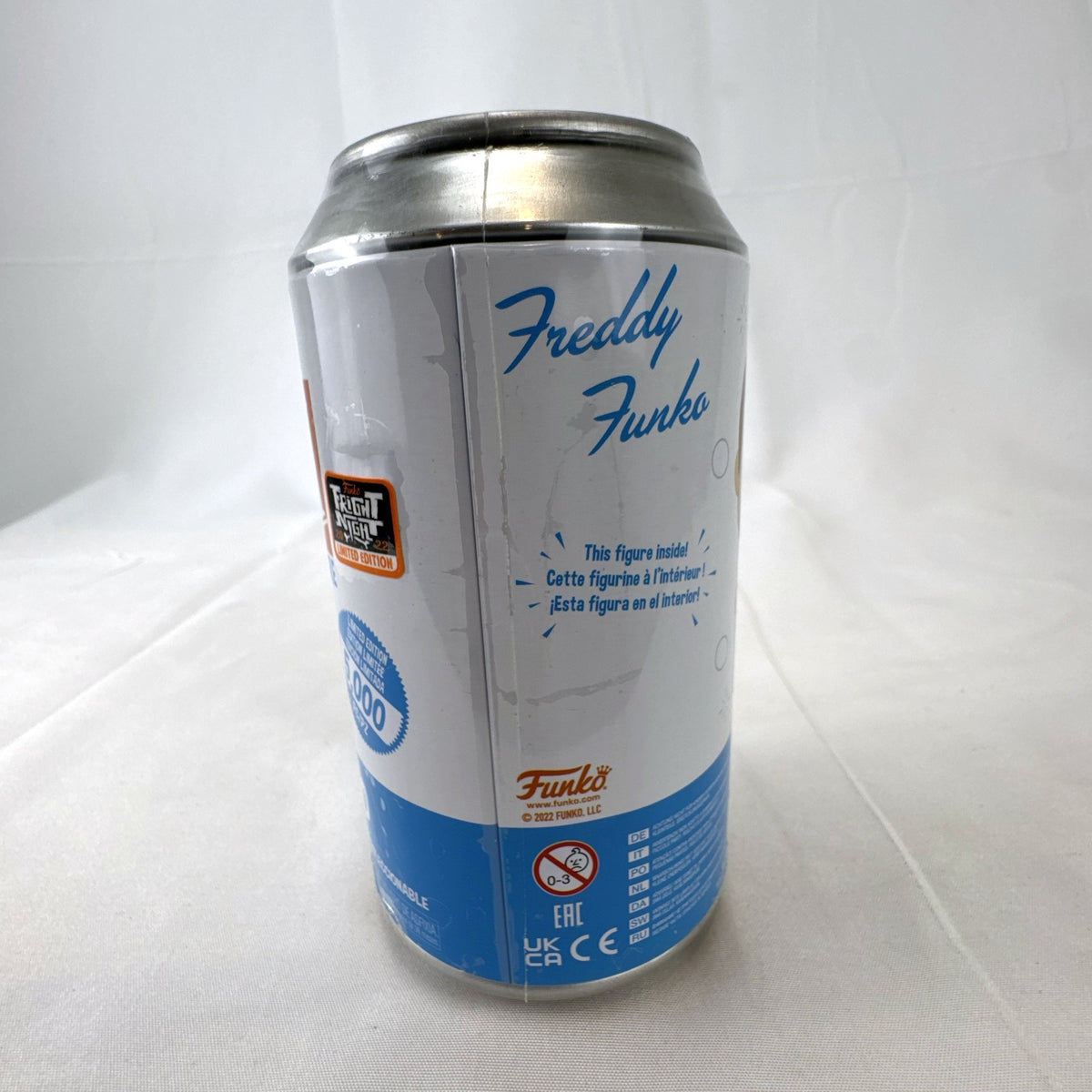 Sealed Funko Vinyl Soda Freddy Funko 2022 Fright Night Halloween exclusive collectible can limited edition of 5000
