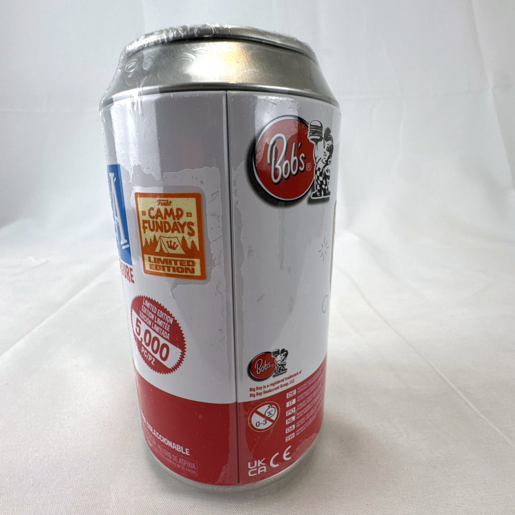 Sealed Funko Vinyl Soda Freddy Funko as Bob's Big Boy Camp Fundays 2023 limited edition figure can