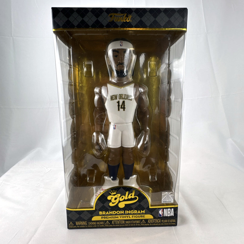 Funko Gold 12-inch Brandon Ingram New Orleans Pelicans vinyl figure in original packaging